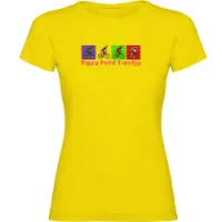 Kruskis Happy Pedal Dancing T-shirt Med Korta ärmar Kruskis Happy Pedal Dancing T-shirt Med Korta ärmar