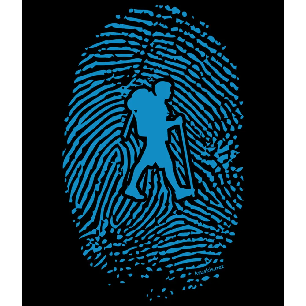 Kruskis Hiker Fingerprint T-shirt Med Korta ärmar Kruskis Hiker Fingerprint T-shirt Med Korta ärmar