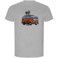 Kruskis Hippie Van Bike Eco T-shirt Med Korta ärmar Kruskis Hippie Van Bike Eco T-shirt Med Korta ärmar