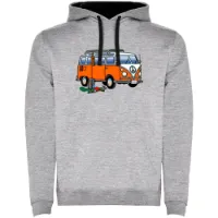 Kruskis Hippie Van Climbing Two-colour Tröja Med Huva