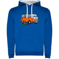 Kruskis Hippie Van Climbing Two-colour Tröja Med Huva