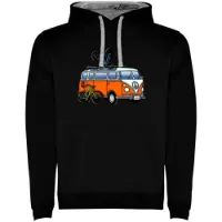Kruskis Hippie Van Mtb Two-colour Tröja Med Huva Kruskis Hippie Van Mtb Two-colour Tröja Med Huva