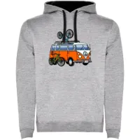 Kruskis Hippie Van Mtb Two-colour Tröja Med Huva Kruskis Hippie Van Mtb Two-colour Tröja Med Huva