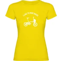 Kruskis I Like To Ride Bikes T-shirt Med Korta ärmar Kruskis I Like To Ride Bikes T-shirt Med Korta ärmar