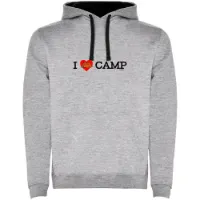 Kruskis I Love Camp Bicolor Tröja Med Huva