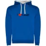 Royal blue / white