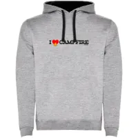 Kruskis I Love Campfire Bicolor Tröja Med Huva Kruskis I Love Campfire Bicolor Tröja Med Huva