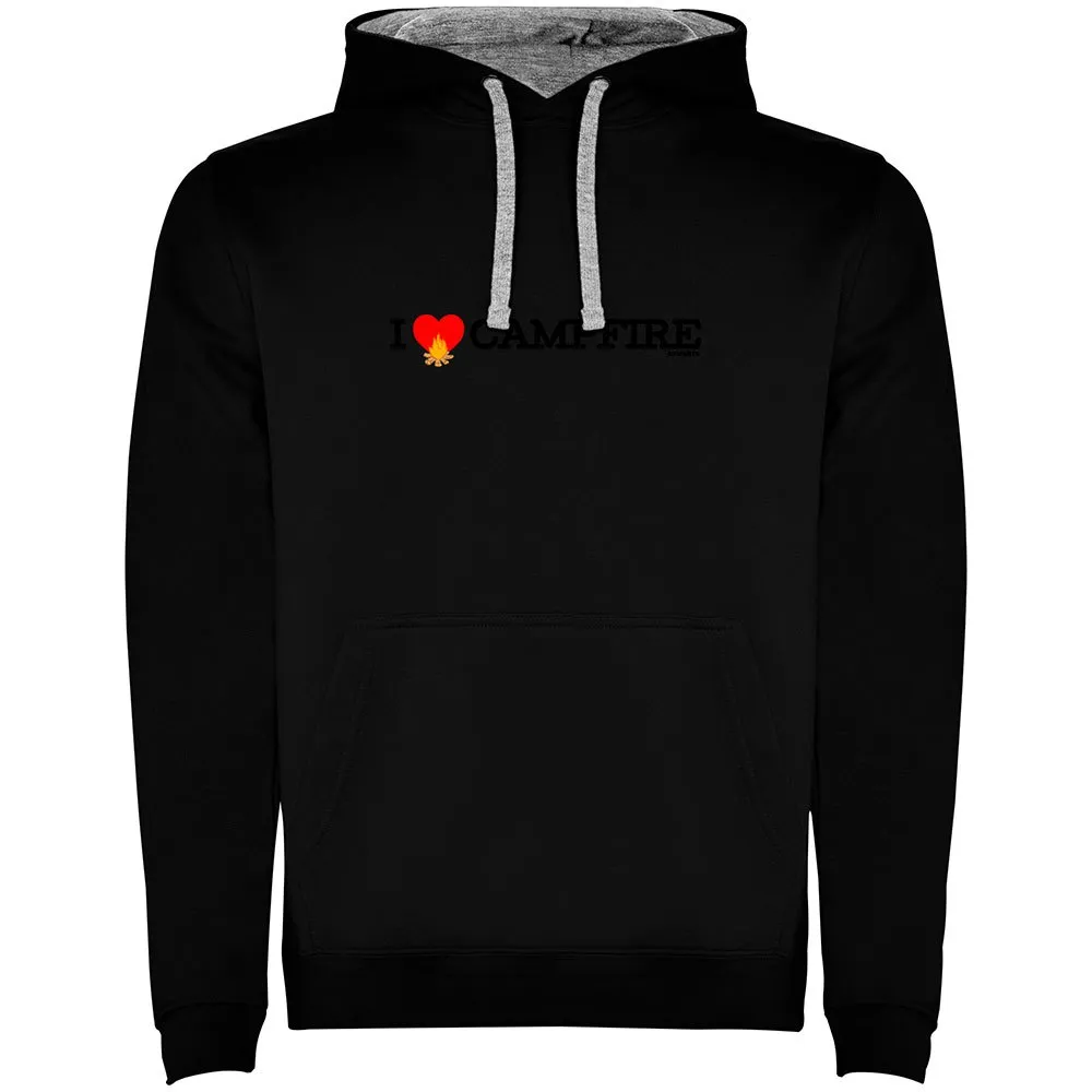 Kruskis I Love Campfire Bicolor Tröja Med Huva