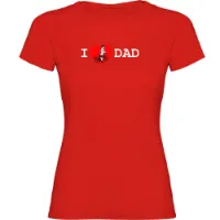 Kruskis I Love Dad T-shirt Med Korta ärmar Kruskis I Love Dad T-shirt Med Korta ärmar