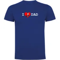 Kruskis I Love Dad T-shirt Med Korta ärmar Kruskis I Love Dad T-shirt Med Korta ärmar