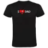 Kruskis I Love Dad T-shirt Med Korta ärmar