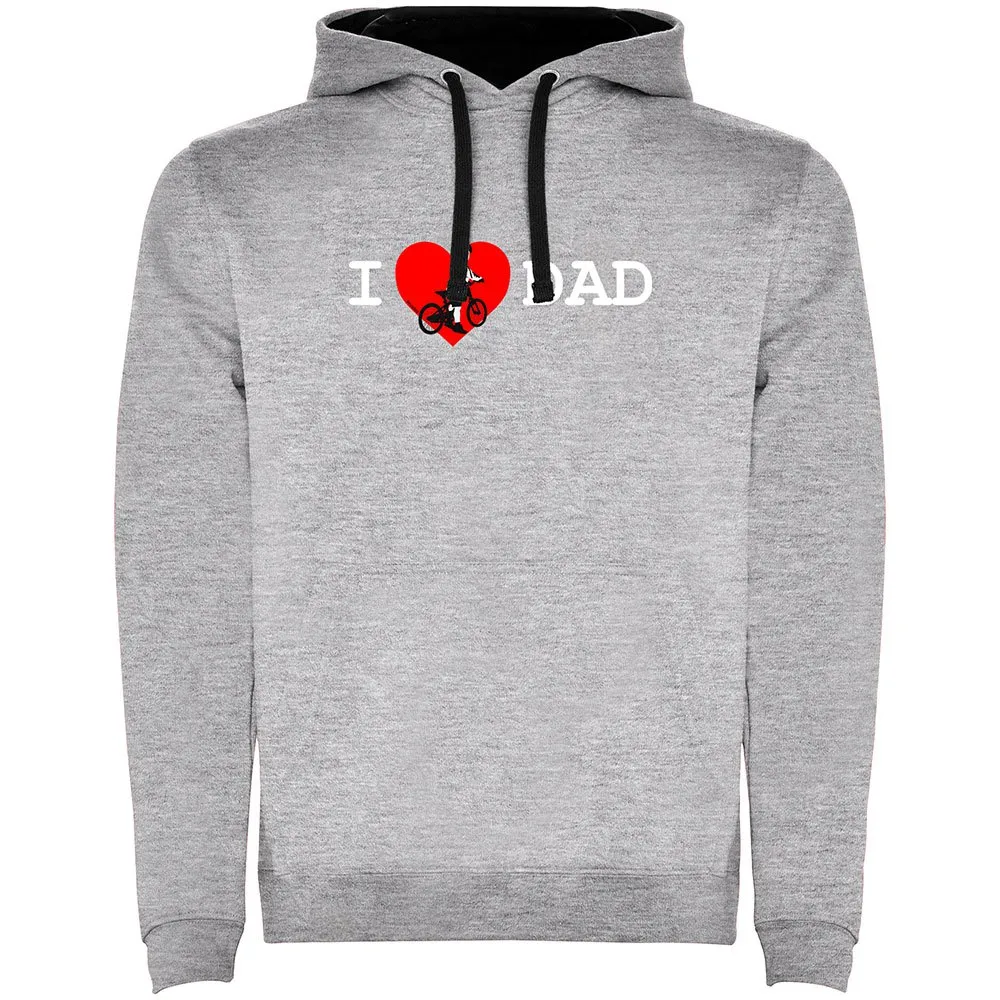 Kruskis I Love Dad Two-colour Tröja Med Huva Kruskis I Love Dad Two-colour Tröja Med Huva