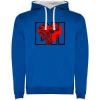 Kruskis I Love Downhill Two-colour Tröja Med Huva Kruskis I Love Downhill Two-colour Tröja Med Huva