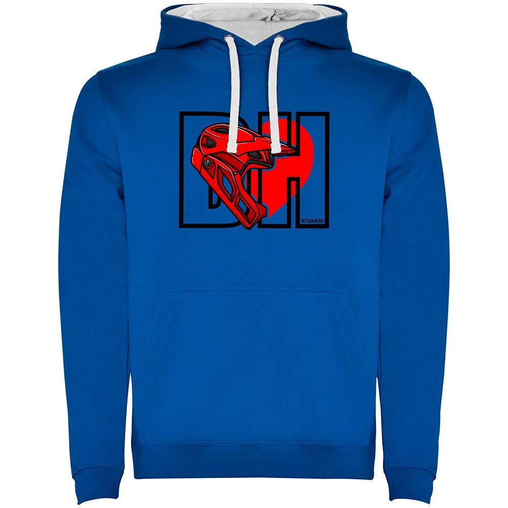 Kruskis I Love Downhill Two-colour Tröja Med Huva Kruskis I Love Downhill Two-colour Tröja Med Huva