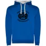 Royal blue / white
