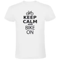 Kruskis Keep Calm And Bike On T-shirt Med Korta ärmar Kruskis Keep Calm And Bike On T-shirt Med Korta ärmar