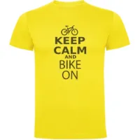 Kruskis Keep Calm And Bike On T-shirt Med Korta ärmar