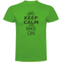 Kruskis Keep Calm And Bike On T-shirt Med Korta ärmar