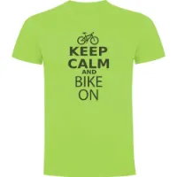 Kruskis Keep Calm And Bike On T-shirt Med Korta ärmar Kruskis Keep Calm And Bike On T-shirt Med Korta ärmar