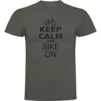 Kruskis Keep Calm And Bike On T-shirt Med Korta ärmar Kruskis Keep Calm And Bike On T-shirt Med Korta ärmar