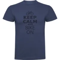Kruskis Keep Calm And Bike On T-shirt Med Korta ärmar