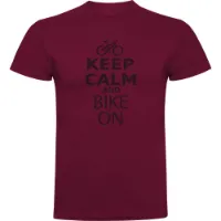 Kruskis Keep Calm And Bike On T-shirt Med Korta ärmar Kruskis Keep Calm And Bike On T-shirt Med Korta ärmar