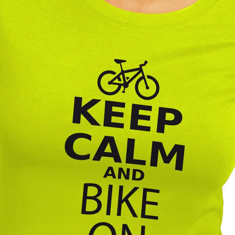 Kruskis Keep Calm And Bike On T-shirt Med Korta ärmar Kruskis Keep Calm And Bike On T-shirt Med Korta ärmar