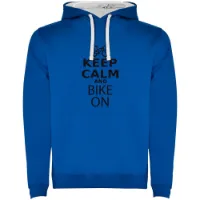 Kruskis Keep Calm And Bike On Two-colour Tröja Med Huva Kruskis Keep Calm And Bike On Two-colour Tröja Med Huva