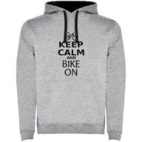 Kruskis Keep Calm And Bike On Two-colour Tröja Med Huva Kruskis Keep Calm And Bike On Two-colour Tröja Med Huva