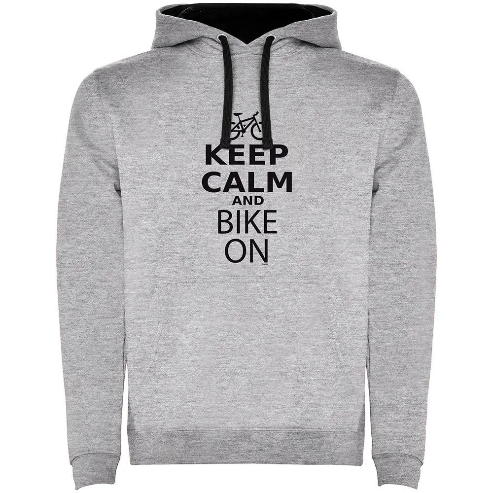 Kruskis Keep Calm And Bike On Two-colour Tröja Med Huva Kruskis Keep Calm And Bike On Two-colour Tröja Med Huva