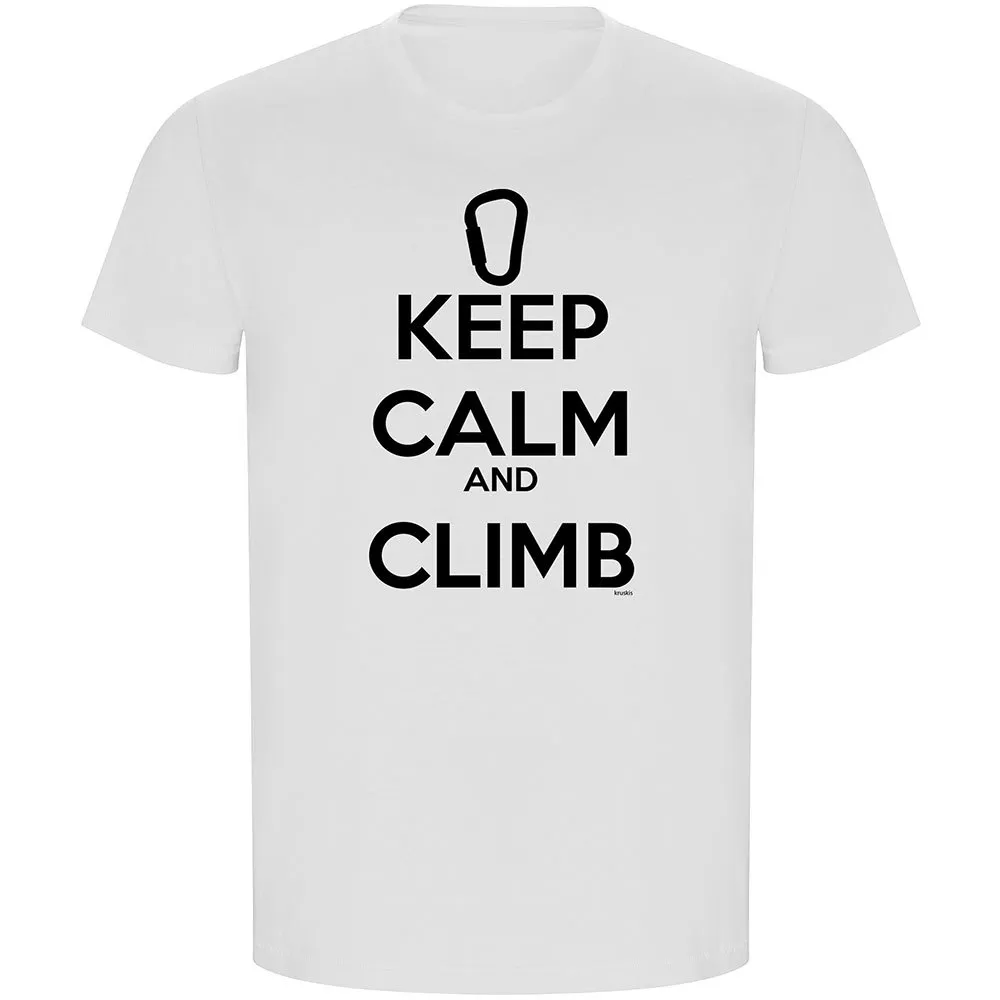 Kruskis Keep Calm And Climb Eco T-shirt Med Korta ärmar Kruskis Keep Calm And Climb Eco T-shirt Med Korta ärmar