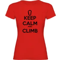 Kruskis Keep Calm And Climb T-shirt Med Korta ärmar Kruskis Keep Calm And Climb T-shirt Med Korta ärmar