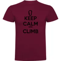 Kruskis Keep Calm And Climb T-shirt Med Korta ärmar Kruskis Keep Calm And Climb T-shirt Med Korta ärmar