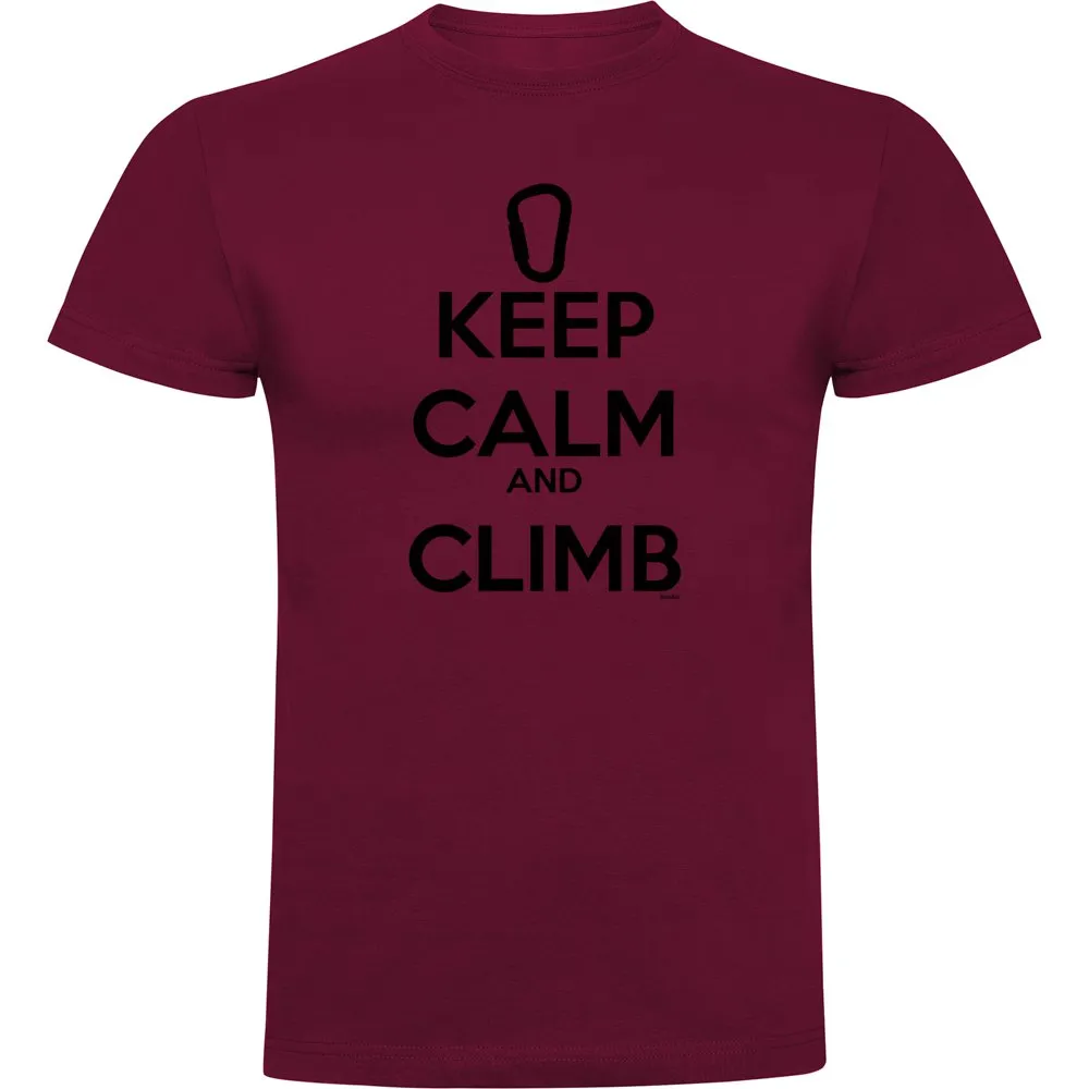 Kruskis Keep Calm And Climb T-shirt Med Korta ärmar Kruskis Keep Calm And Climb T-shirt Med Korta ärmar