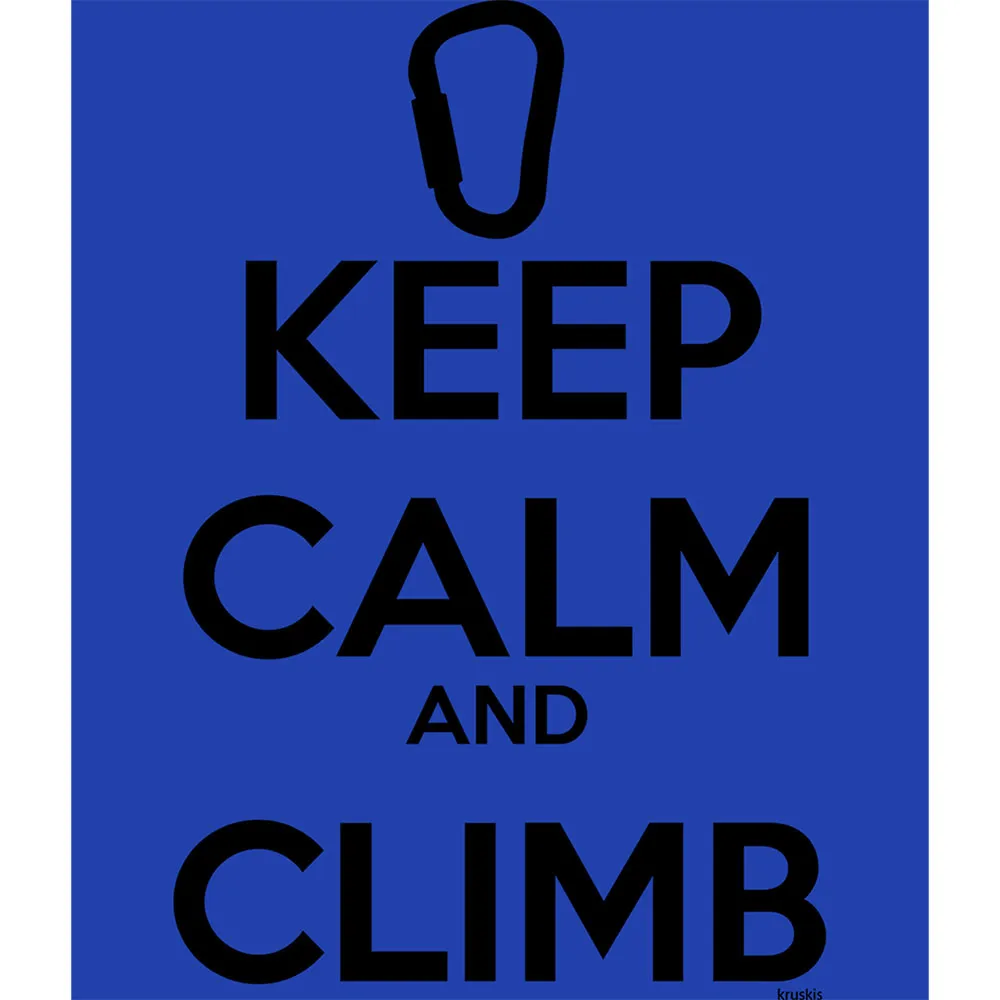 Kruskis Keep Calm And Climb T-shirt Med Korta ärmar