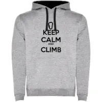 Kruskis Keep Calm And Climb Two-colour Tröja Med Huva