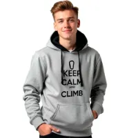 Kruskis Keep Calm And Climb Two-colour Tröja Med Huva
