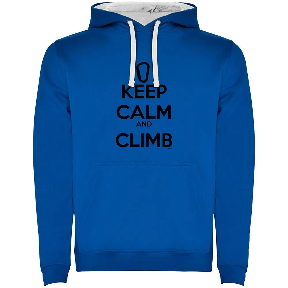 Kruskis Keep Calm And Climb Two-colour Tröja Med Huva Kruskis Keep Calm And Climb Two-colour Tröja Med Huva