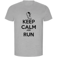Kruskis Keep Calm And Run Eco T-shirt Med Korta ärmar male