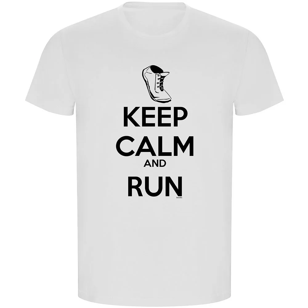 Kruskis Keep Calm And Run Eco T-shirt Med Korta ärmar male
