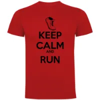 Kruskis Keep Calm And Run T-shirt Med Korta ärmar female Kruskis Keep Calm And Run T-shirt Med Korta ärmar female