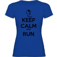 Kruskis Keep Calm And Run T-shirt Med Korta ärmar male