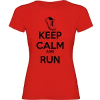 Kruskis Keep Calm And Run T-shirt Med Korta ärmar male Kruskis Keep Calm And Run T-shirt Med Korta ärmar male
