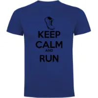 Kruskis Keep Calm And Run T-shirt Med Korta ärmar male Kruskis Keep Calm And Run T-shirt Med Korta ärmar male