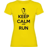 Kruskis Keep Calm And Run T-shirt Med Korta ärmar male
