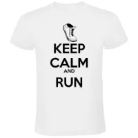 Kruskis Keep Calm And Run T-shirt Med Korta ärmar male Kruskis Keep Calm And Run T-shirt Med Korta ärmar male