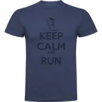 Kruskis Keep Calm And Run T-shirt Med Korta ärmar male Kruskis Keep Calm And Run T-shirt Med Korta ärmar male