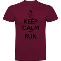 Kruskis Keep Calm And Run T-shirt Med Korta ärmar male