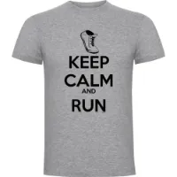 Kruskis Keep Calm And Run T-shirt Med Korta ärmar male Kruskis Keep Calm And Run T-shirt Med Korta ärmar male