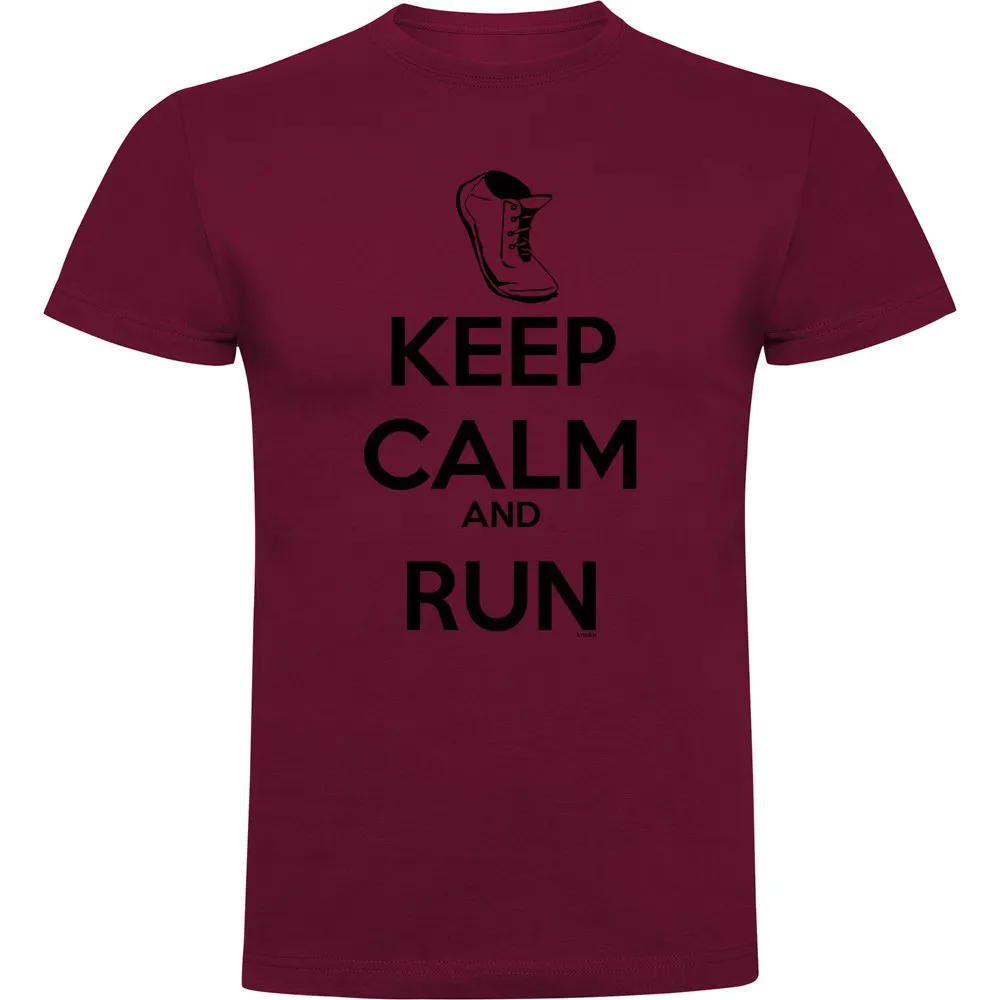 Kruskis Keep Calm And Run T-shirt Med Korta ärmar male Kruskis Keep Calm And Run T-shirt Med Korta ärmar male